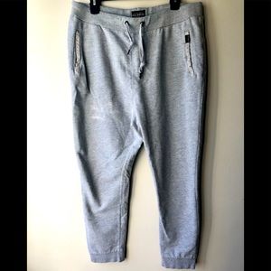 Pull & Bear Gray Sweatpants Large